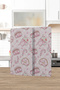 Glass Coffee Tableware Presentation Tray Set of 2 Love Series Sugar Patterned 30 X 15 cm - 3