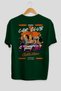 Araba Club Series 18 Back Printed Green Oversize T-Shirt 100% Cotton Men Women
