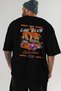 Araba Club Series 39 Back Printed Black Oversize T-Shirt 100% Cotton Men's Women's - 6