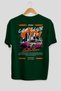 Araba Club Series 1 Back Printed Green Oversize T-Shirt 100% Cotton Men's Women's