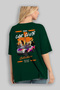 Araba Club Series 36 Back Printed Green Oversize T-Shirt 100% Cotton Men Women - 4
