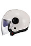 CLASSY MATT SOLID WHITE YARIM MOTOSİKLET KASKI ECE 22.06 ve DOT - 2