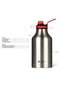 Heat Insulated XL Inox Steel Thermos 2000ml Black - 2