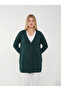 Mother Buttons Full Knit Large Size Knitwear Cardigan 1608