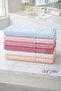 6-Piece Hand and Face Towel Set 50X90 cm Pure Cotton