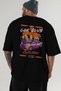 Araba Club Series 9 Back Printed Black Oversize T-Shirt 100% Cotton Men's Women's - 6
