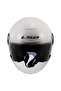 CLASSY MATT SOLID WHITE YARIM MOTOSİKLET KASKI ECE 22.06 ve DOT - 7