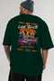 Araba Club Series 25 Back Printed Green Oversize T-Shirt 100% Cotton Men Women - 6