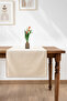 Tütün Renk Vera Model Runner 50X150 cm - Crochet Edged Table Runner Cover