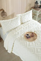 Melodi Scandinavian Double Bohemian Tasseled Bedspread Set 240x250 cm - 2