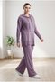 Women's Cardigan Trousers Knitwear Set - 2