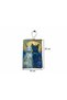 Gustav Klimt Style "Golden Cats" Patterned 2-Piece Bag Set (Handbag and Makeup Bag) - 3