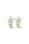 Anti-Tarnish Steel Zircon Stone Earrings - 2