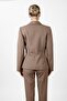 Shawl Collar Double-Breasted Model Jacket - Brown - 1182100 - 2