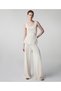 Wide leg triko pantolon