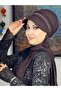 قبعة ربيعية بثلاثة صفوف من الأحجار البيضاء المربعة - 4