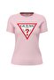 Woman's Triangle Logo T-shirt - Pink