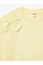 Long Sleeve Crew Neck Bow Detail Embroidered Cotton Sweatshirt - 3