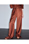 Shiny Surface Belted Trousers - 2