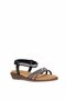 25Y174 Women's Stone-Embellished Rubber Sandals - 2