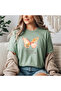 Basic T-Shirt with Butterfly Print Detail