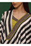 Pleated dress Cape set - 4