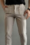 Men's Regular-Fit Premium Zr Model Drawstring Waist Pants Cream - 2