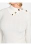 Long Sleeve Turtleneck Priscilla Hair Knit Corded Fabric Knitwear Women White Knitwear W6Rr07Z2Yk2-G1O6 - 3