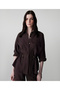 Adjustable Waist Shirt Jacket