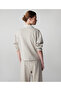 Fabric Mix Raw Edge Sweatshirt - 7