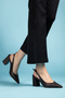 Bitter Brown Heeled Women's Classic Shoes - 8