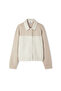 Fabric Mix Raw Edge Sweatshirt - 3