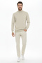 Men's Half Turtleneck Solid Sweater - 2