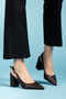Bitter Brown Heeled Women's Classic Shoes - 7
