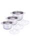 Set de 3 oale cu capac - 5