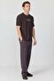 Men's Textured Text Detail T-Shirt - 8