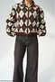 Women's Zippered Hooded Knitwear Cardigan - 6