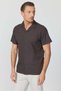 Men's Cuban Collar Short Sleeve Shirt - 3