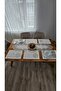 French Lace Linen Textured American Set -12 Person, 13 Pieces - 5