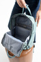 Bolsas Women's School Backpack Water Green 1088 - 3