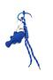 Bag Charm with Stone Clownfish Figure – Keychain Bag Charm with Blue Rope Strap