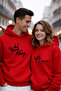 February 14 Valentine's Day King - Queen Printed Sweatshirt Couple Combination 2-Piece Price