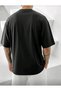 New Season Printed Fabric Oversized T-Shirt - 2