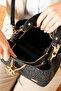 Women's Long Crossbody Bag with 3 Compartments, Shoulder & Hand Bag (24X17 cm) - 3