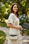 Women's Quilted Crossbody Bag Waterproof Buzzy Fabric Zippered 3 Compartment Shoulder Bag - 2