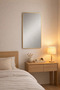Gold Rectangular Wall Mirror for Bedroom, Bathroom, Dressing & Home Décor - 2