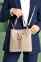 Women's Long Crossbody Bag with 3 Compartments, Shoulder & Hand Bag (24X17 cm) - 4
