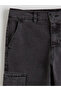 Lcw Kids Anthracite Regular Fit Boys' Cargo Jean Trousers - 2
