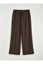 Lcw modest brown elastic waist modal blend women's pants