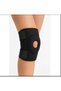 Quanzhou Medical Knee Brace for Meniscus Patella Ligament Supported Knee Brace with Thermogel 1 Piece / Black - 5